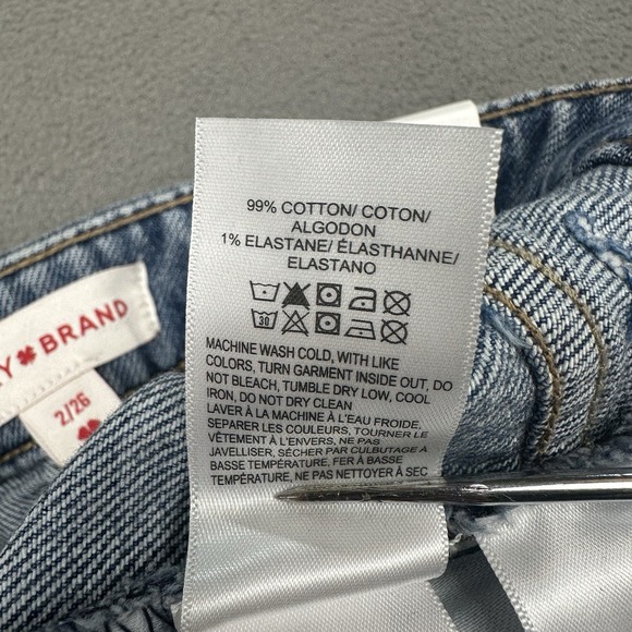 Lucky Brand Denim Midi Skirt‎ Womens 2/26 Light Wash Blue Comfort Stretch $89.50 - Picture 6 of 10